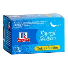 INFUSION DULCES SUEÑOS NATURAL SOLUTIONS 20 BOLSITAS