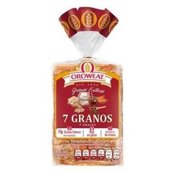 PAN DE SANDWICH OROWEAT INTEGRAL 7 GRANOS 600G