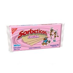 GALLETAS SORBETICOS WAFER DE FRESA 4X25G