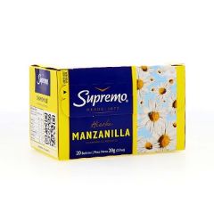 MANZANILLA SUPREMO 20 BOLSITAS