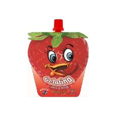 GELATINA BALLY PREPARADA EN EMPAQUE FLEXIBLE DE FRESA