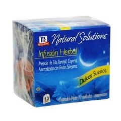 INFUSION DULCES SUEÑOS NATURAL SOLUTIONS 10 BOLSITAS