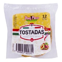 TOSTADAS DON PACO CRUJIENTES 12UN