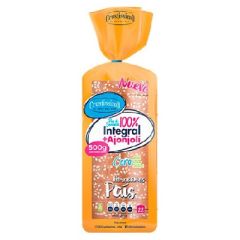 PAN CRUSTISSIMO INTEGRAL CON AJONJOLI 500G