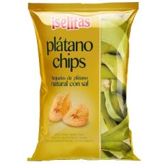 PLATANOS CHIPS ISELITAS REGULARES CON SAL 140G