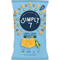 CHIPS SIMPLY 7 LENTEJAS JALAPEÑOS 113G