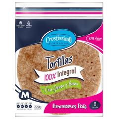 TORTILLAS CRUSTISSIMO 100% INTEGRALES DE CHIA 220G