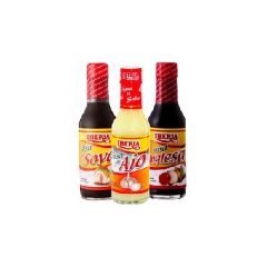 SALSAS IBERIA EN COMBO INGLESA, AJO Y SOYA 150CC