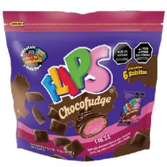 CEREAL FLIPS CHOCOFUDGE DE FRESA 6UN X 50G
