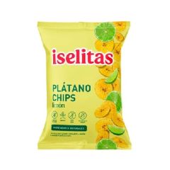 PLATANO CHIPS CON LIMON ISELITAS 85G