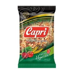 PASTA CAPRI TORNILLO 3 VEGETALES 500G