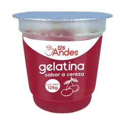 GELATINA LOS ANDES SABOR CEREZA 125G