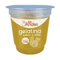 GELATINA LOS ANDES SABOR PIÑA DE 125G