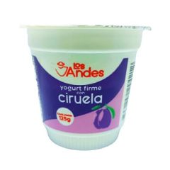 YOGUR FIRME DE CIRUELA LOS ANDES 125G