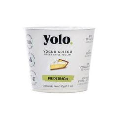 YOGUR GRIEGO YOLO DE PIE DE LIMON 150G