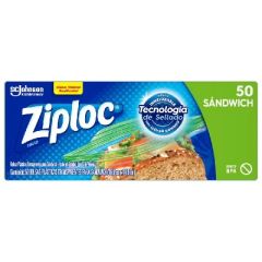 BOLSAS ZIPLOC TAMAÑO SANDWICH 50UN