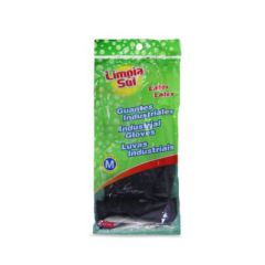 GUANTES LIMPIA SOL INDUSTRIAL DE LATEX TALLA M