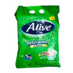 DETERGENTE ALIVE LIMON 1KG