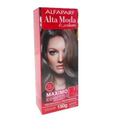 TINTE ALFAPARF KIT DE 150G RUBIO MEDIO CENIZA 7.1