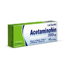 ACETAMINOFEN ELTER 500 MG X 20 TABLETAS