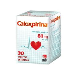 CALOXPIRINA 81MG X 30 TABLETAS ENTERICAS