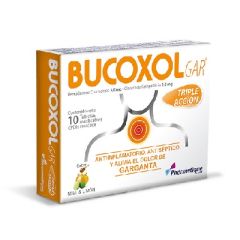 BUCOXOL GAR MIEL & LIMON X 10 TABLETAS MASTICABLES