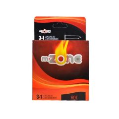 MZONE CONDONES LATEX LUBRICADOS HOT X 3UN
