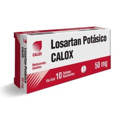 LOSARTAN POTASICO CALOX 50MG X 10 TABLETAS