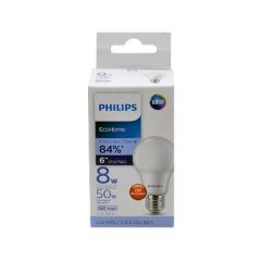 BOMBILLO PHILIPS ECOHOME LUZ FRIA 8W